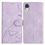 Custodia per telefono in pelle con triangoli in rilievo, For iPhone X / XS, For iPhone XR, For iPhone XS Max, For iPhone 7 Plus / 8 Plus