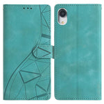 Custodia per telefono in pelle con triangoli in rilievo, For iPhone X / XS, For iPhone XR, For iPhone XS Max, For iPhone 7 Plus / 8 Plus