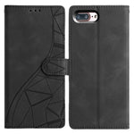 Custodia per telefono in pelle con triangoli in rilievo, For iPhone X / XS, For iPhone XR, For iPhone XS Max, For iPhone 7 Plus / 8 Plus