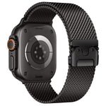 Cinturino per orologio xDfind con fibbia a ombrello in maglia milanese fine in acciaio inossidabile, For Apple Watch 46mm / 49mm / 45mm / 44mm Fine Mesh, For Apple Watch 42mm / 41mm / 40mm / 38mm Fine Mesh