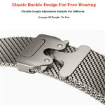 Cinturino per orologio xDfind con fibbia a ombrello in maglia milanese fine in acciaio inossidabile, For Apple Watch 46mm / 49mm / 45mm / 44mm Fine Mesh, For Apple Watch 42mm / 41mm / 40mm / 38mm Fine Mesh