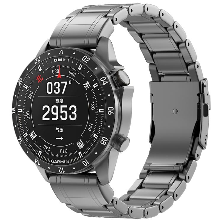 Cinturino per orologio con fibbia di sicurezza in titanio puro, For Gamin 26mm, For Gamin 22mm