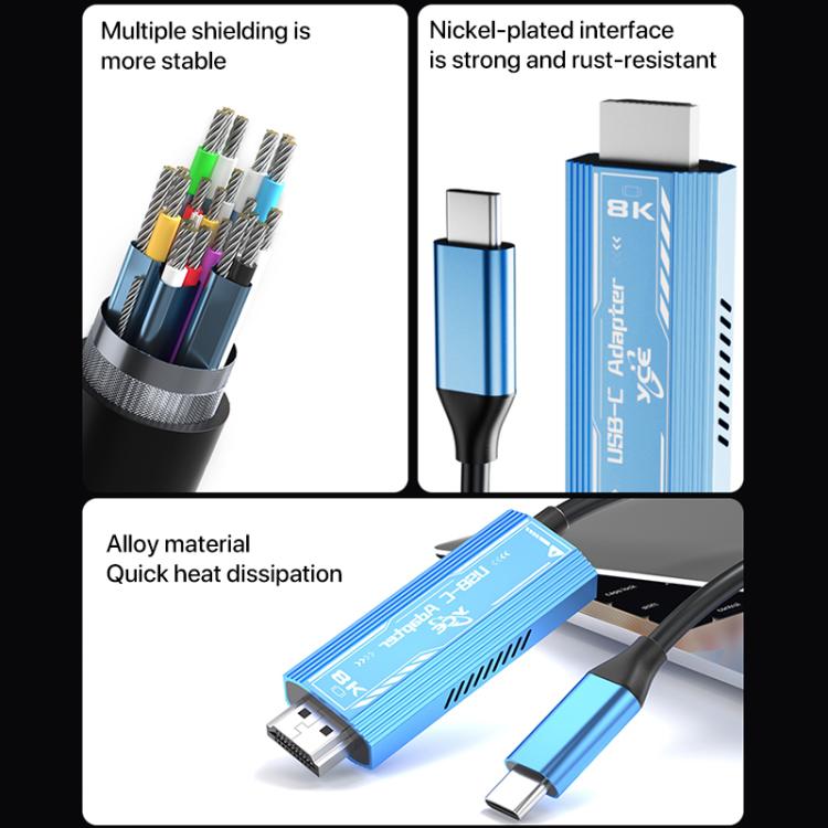 Adattatore Type-C a PD3.0 e HDMI 8K 60Hz