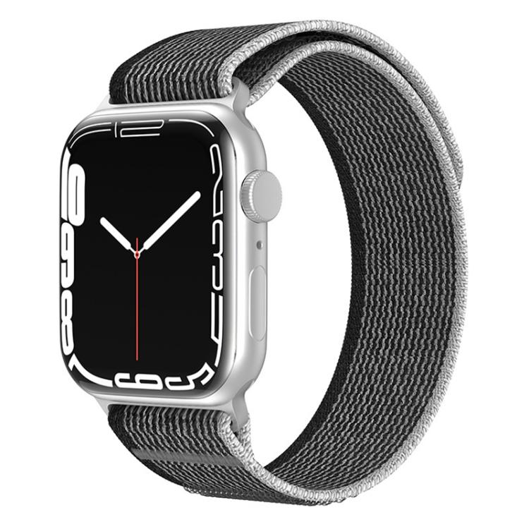 Cinturino per orologio xDfind in nylon a doppia sezione con passante, For Apple Watch 46mm / 49mm / 45mm / 44mm, For Apple Watch 42mm / 41mm / 40mm / 38mm