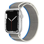 Cinturino per orologio xDfind in nylon a doppia sezione con passante, For Apple Watch 46mm / 49mm / 45mm / 44mm, For Apple Watch 42mm / 41mm / 40mm / 38mm
