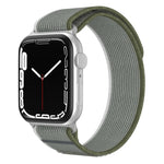 Cinturino per orologio xDfind in nylon a doppia sezione con passante, For Apple Watch 46mm / 49mm / 45mm / 44mm, For Apple Watch 42mm / 41mm / 40mm / 38mm