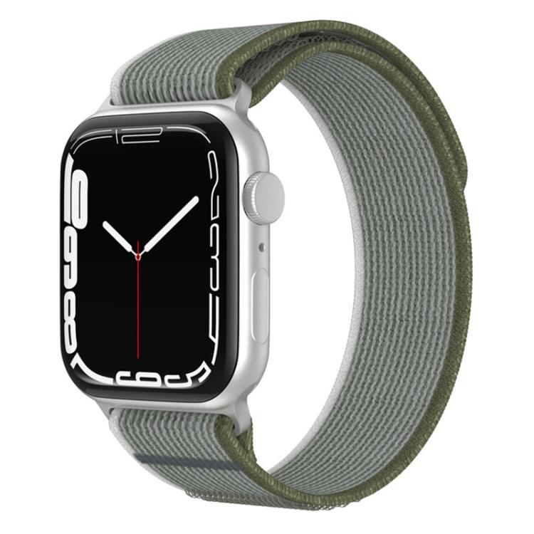 Cinturino per orologio xDfind in nylon a doppia sezione con passante, For Apple Watch 46mm / 49mm / 45mm / 44mm, For Apple Watch 42mm / 41mm / 40mm / 38mm