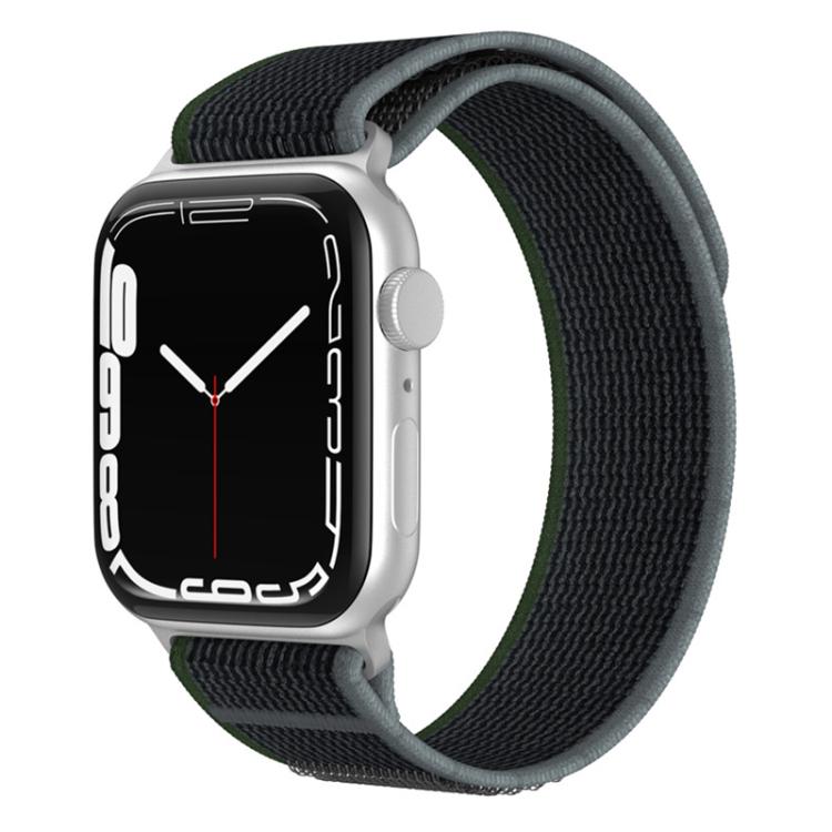Cinturino per orologio xDfind in nylon a doppia sezione con passante, For Apple Watch 46mm / 49mm / 45mm / 44mm, For Apple Watch 42mm / 41mm / 40mm / 38mm