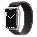 Cinturino per orologio xDfind in nylon a doppia sezione con passante, For Apple Watch 46mm / 49mm / 45mm / 44mm, For Apple Watch 42mm / 41mm / 40mm / 38mm