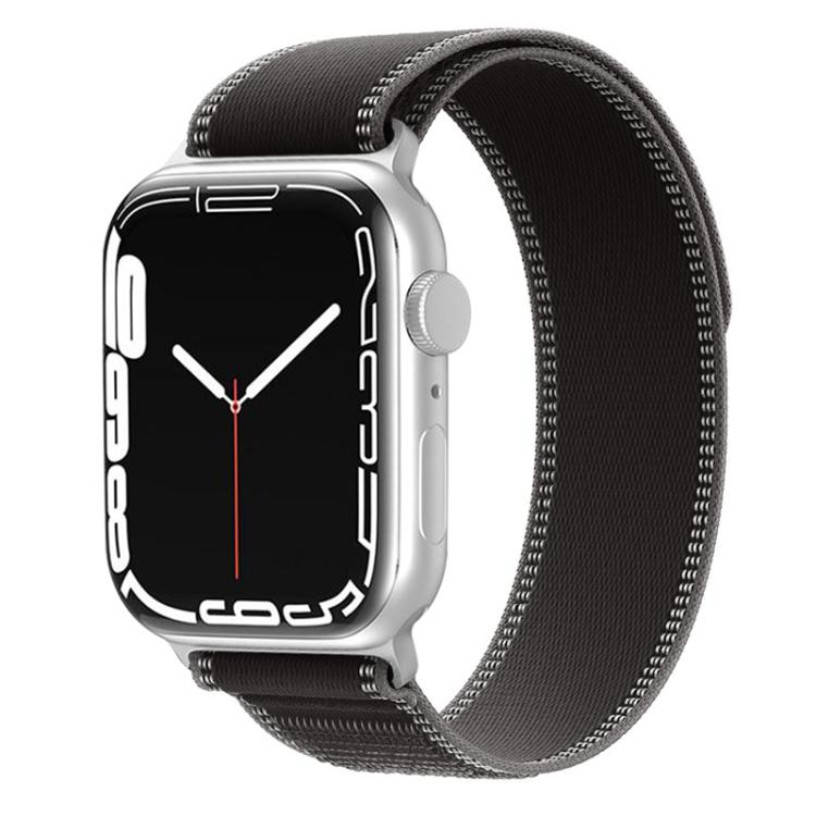 Cinturino per orologio xDfind in nylon a doppia sezione con passante, For Apple Watch 46mm / 49mm / 45mm / 44mm, For Apple Watch 42mm / 41mm / 40mm / 38mm