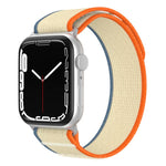Cinturino per orologio xDfind in nylon a doppia sezione con passante, For Apple Watch 46mm / 49mm / 45mm / 44mm, For Apple Watch 42mm / 41mm / 40mm / 38mm