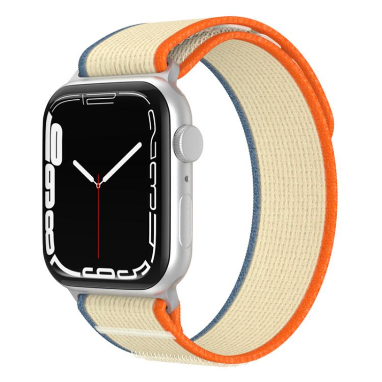 Cinturino per orologio xDfind in nylon a doppia sezione con passante, For Apple Watch 46mm / 49mm / 45mm / 44mm, For Apple Watch 42mm / 41mm / 40mm / 38mm