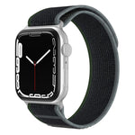 Cinturino per orologio xDfind in nylon a doppia sezione con passante, For Apple Watch 46mm / 49mm / 45mm / 44mm, For Apple Watch 42mm / 41mm / 40mm / 38mm