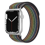 Cinturino per orologio xDfind in nylon a doppia sezione con passante, For Apple Watch 46mm / 49mm / 45mm / 44mm, For Apple Watch 42mm / 41mm / 40mm / 38mm