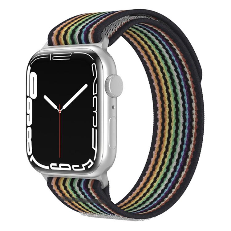 Cinturino per orologio xDfind in nylon a doppia sezione con passante, For Apple Watch 46mm / 49mm / 45mm / 44mm, For Apple Watch 42mm / 41mm / 40mm / 38mm