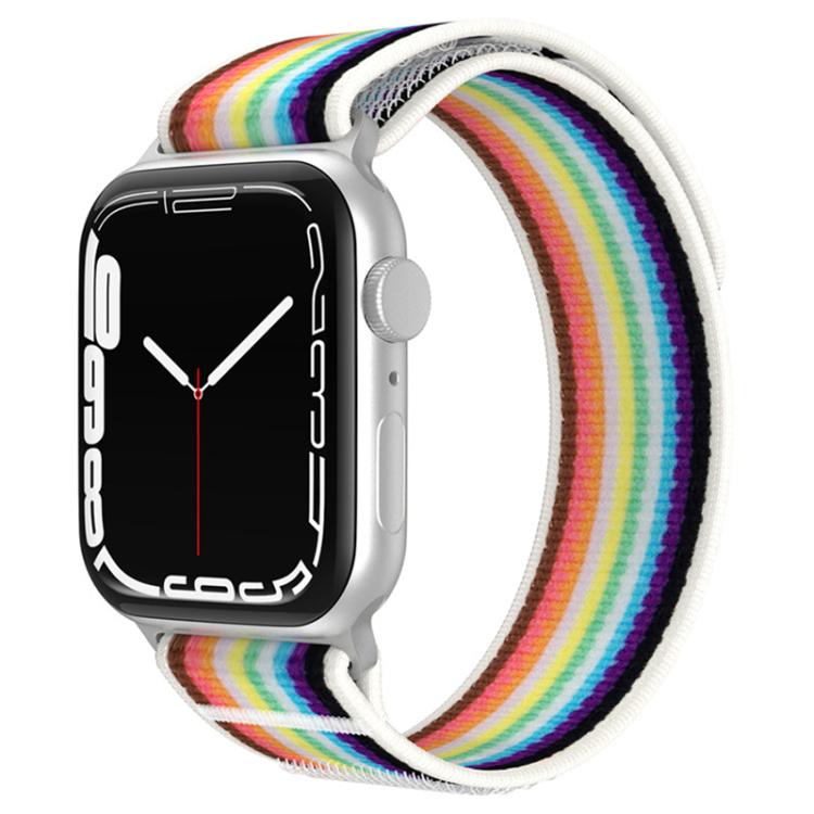 Cinturino per orologio xDfind in nylon a doppia sezione con passante, For Apple Watch 46mm / 49mm / 45mm / 44mm, For Apple Watch 42mm / 41mm / 40mm / 38mm