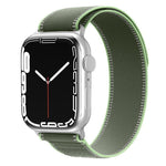 Cinturino per orologio xDfind in nylon a doppia sezione con passante, For Apple Watch 46mm / 49mm / 45mm / 44mm, For Apple Watch 42mm / 41mm / 40mm / 38mm