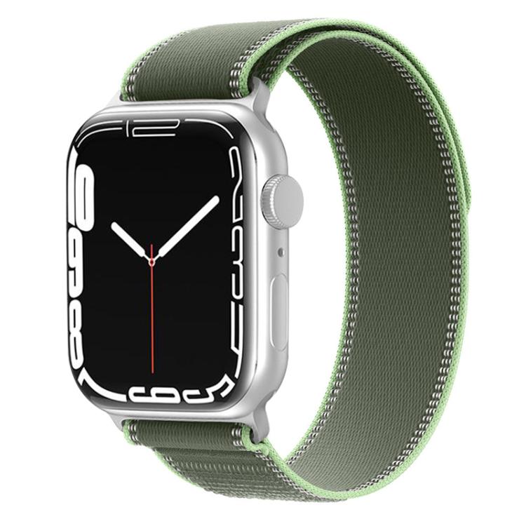 Cinturino per orologio xDfind in nylon a doppia sezione con passante, For Apple Watch 46mm / 49mm / 45mm / 44mm, For Apple Watch 42mm / 41mm / 40mm / 38mm