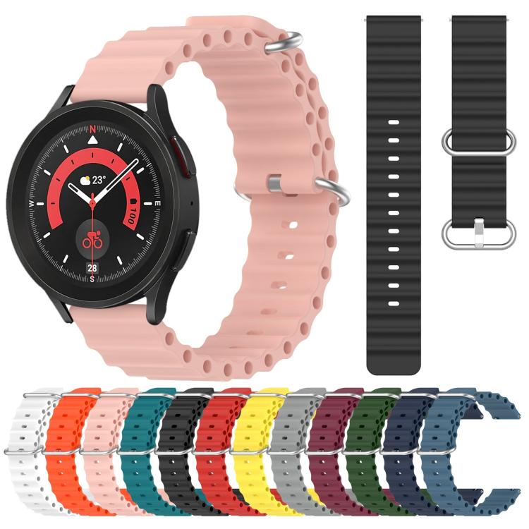 Cinturino per orologio xDfind Ocean Style in silicone tinta unita, 20mm, 22mm