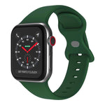 Cinturino per orologio in silicone con fibbia a farfalla xDfind, For Apple Watch 46mm / 49mm / 45mm / 44mm, For Apple Watch 42mm / 41mm / 40mm / 38mm