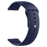Cinturino per orologio xDfind in silicone tinta unita, 20mm, 22mm