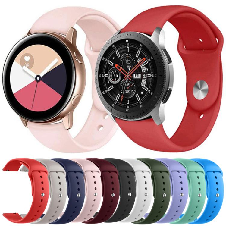 Cinturino per orologio xDfind in silicone tinta unita, 20mm, 22mm