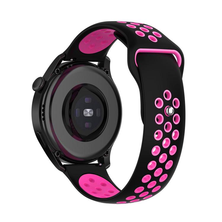Cinturino per orologio xDfind in silicone bicolore, 20mm, 22mm