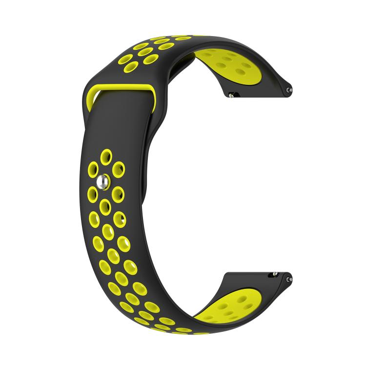Cinturino per orologio xDfind in silicone bicolore, 20mm, 22mm