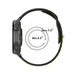 Cinturino per orologio xDfind in silicone bicolore, 20mm, 22mm