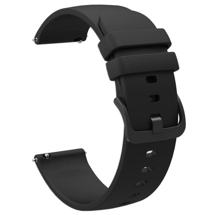 Cinturino per orologio xDfind in silicone piatto tinta unita, 20mm, 22mm