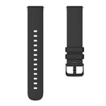 Cinturino per orologio xDfind in silicone piatto tinta unita, 20mm, 22mm