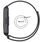 xDfind Cinturino per orologio in metallo milanese, For Huawei Band 10 / 9 / 8