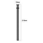 xDfind Cinturino per orologio in metallo milanese, For Huawei Band 10 / 9 / 8