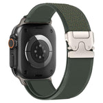 Cinturino per orologio in nylon con fibbia in titanio xDfind e bottone a pressione, For Apple Watch 46mm / 49mm / 45mm / 44mm, For Apple Watch 42mm / 41mm / 40mm / 38mm