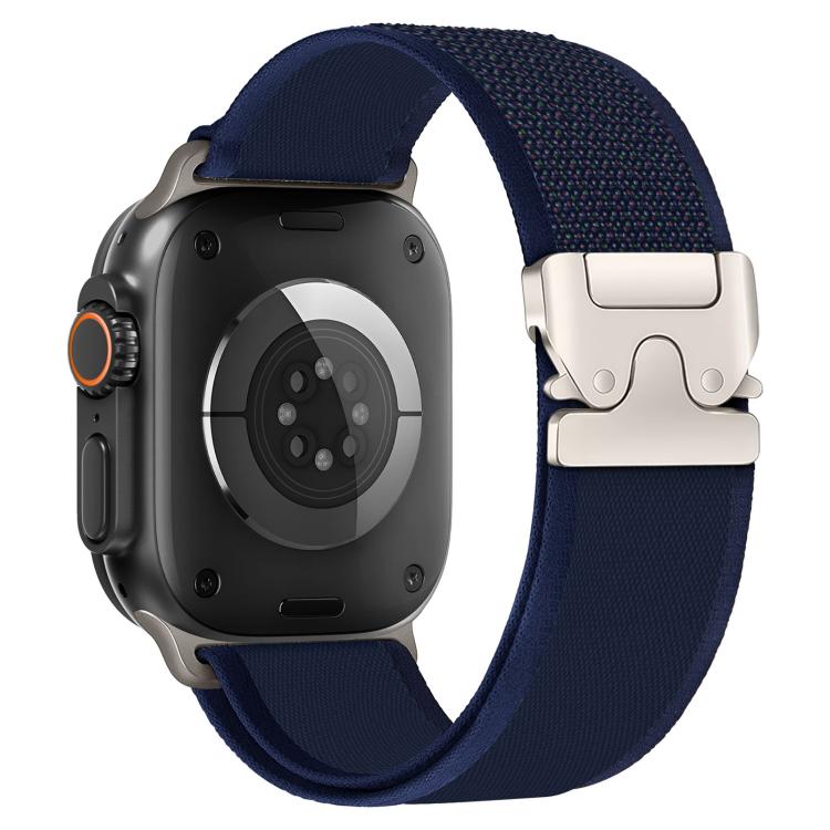 Cinturino per orologio in nylon con fibbia in titanio xDfind e bottone a pressione, For Apple Watch 46mm / 49mm / 45mm / 44mm, For Apple Watch 42mm / 41mm / 40mm / 38mm