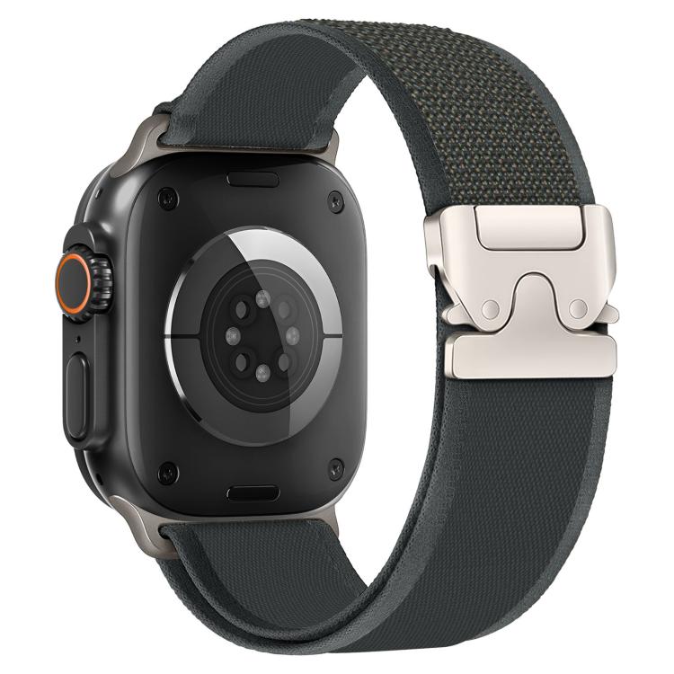 Cinturino per orologio in nylon con fibbia in titanio xDfind e bottone a pressione, For Apple Watch 46mm / 49mm / 45mm / 44mm, For Apple Watch 42mm / 41mm / 40mm / 38mm