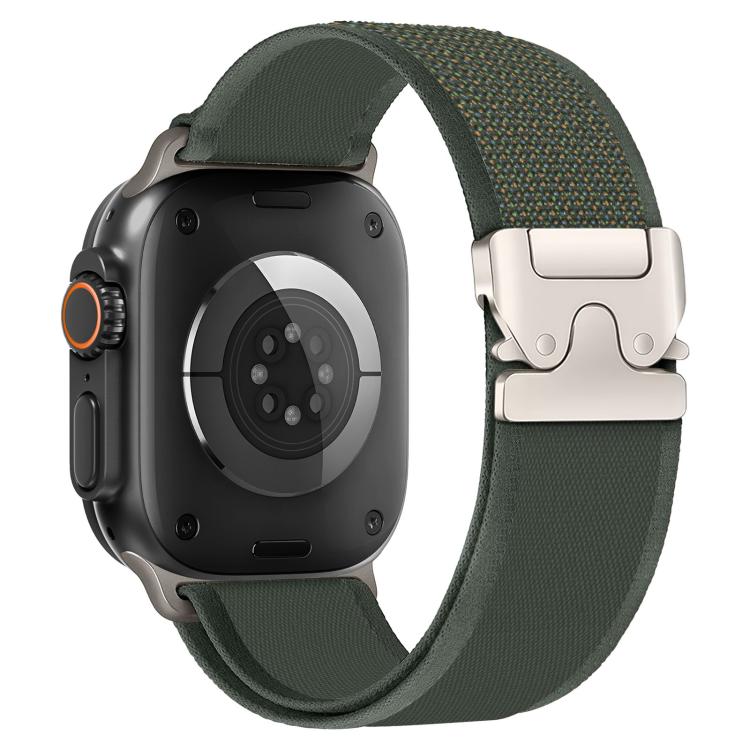 Cinturino per orologio in nylon con fibbia in titanio xDfind e bottone a pressione, For Apple Watch 46mm / 49mm / 45mm / 44mm, For Apple Watch 42mm / 41mm / 40mm / 38mm