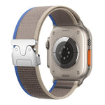 Cinturino per orologio in nylon con fibbia in titanio xDfind e bottone a pressione, For Apple Watch 46mm / 49mm / 45mm / 44mm, For Apple Watch 42mm / 41mm / 40mm / 38mm