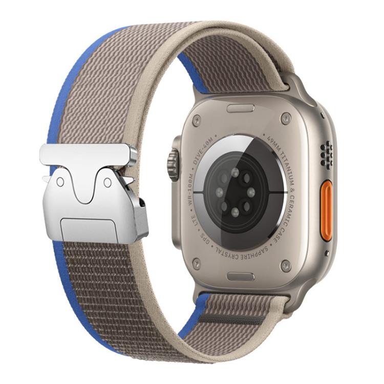 Cinturino per orologio in nylon con fibbia in titanio xDfind e bottone a pressione, For Apple Watch 46mm / 49mm / 45mm / 44mm, For Apple Watch 42mm / 41mm / 40mm / 38mm