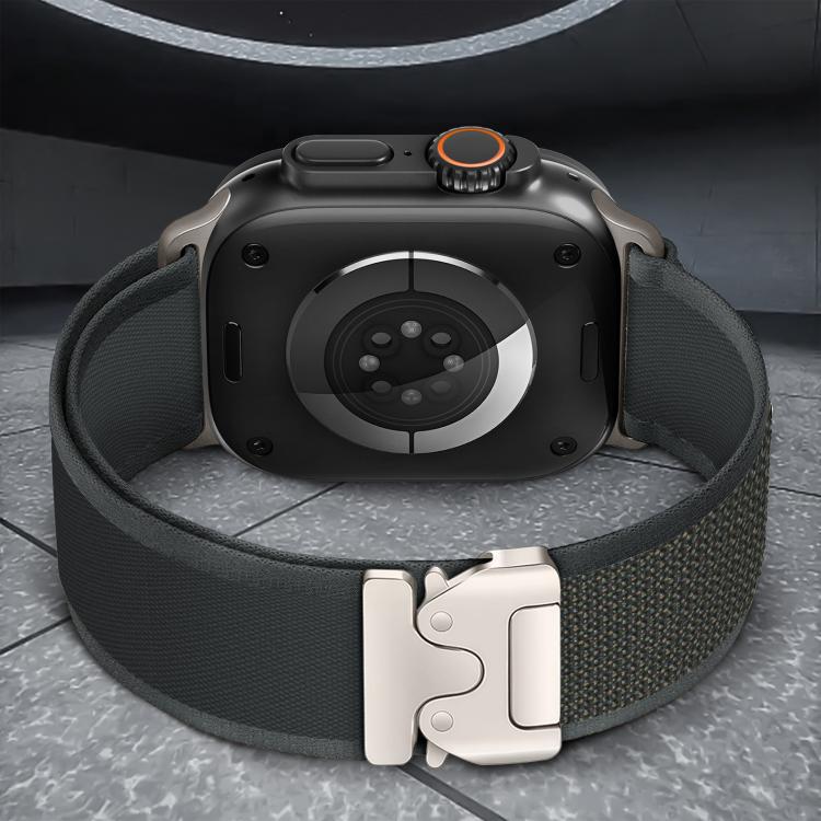 Cinturino per orologio in nylon con fibbia in titanio xDfind e bottone a pressione, For Apple Watch 46mm / 49mm / 45mm / 44mm, For Apple Watch 42mm / 41mm / 40mm / 38mm