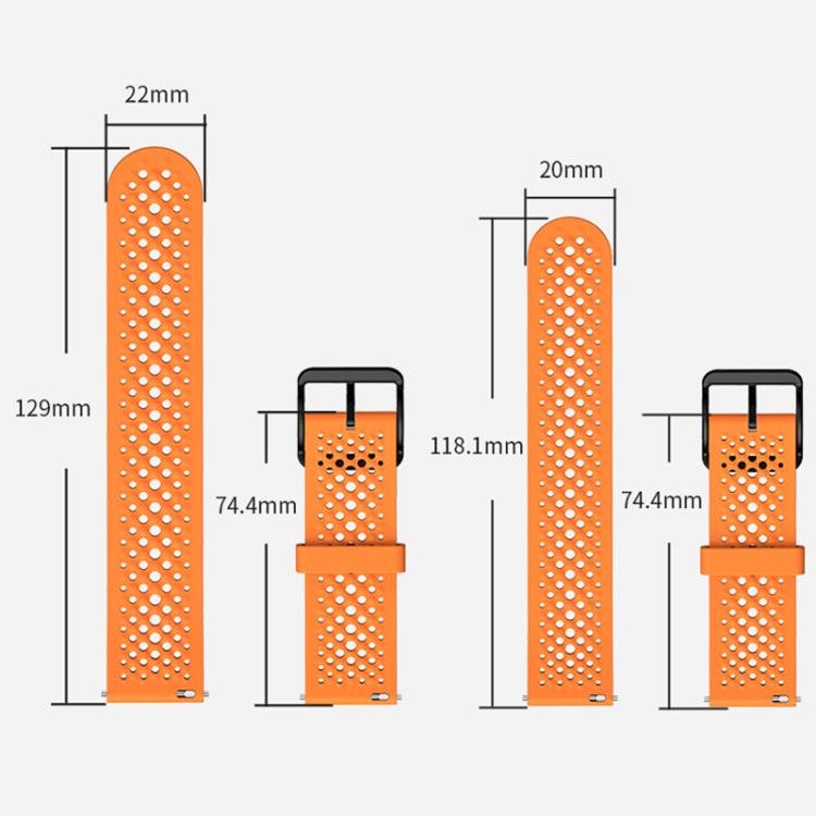Cinturino in silicone xDfind, For Xiaomi Watch S4 Sport 20mm, For Xiaomi Watch S4 Sport 22mm