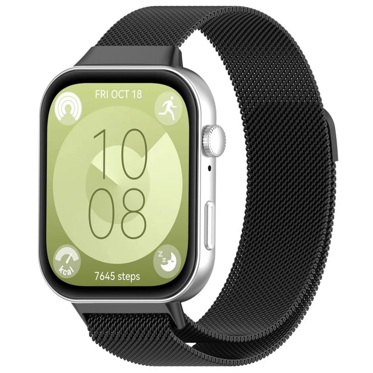 xDfind Cinturino per orologio in metallo milanese, For Huawei Watch Fit3 / Fit4 / Fit4 Pro