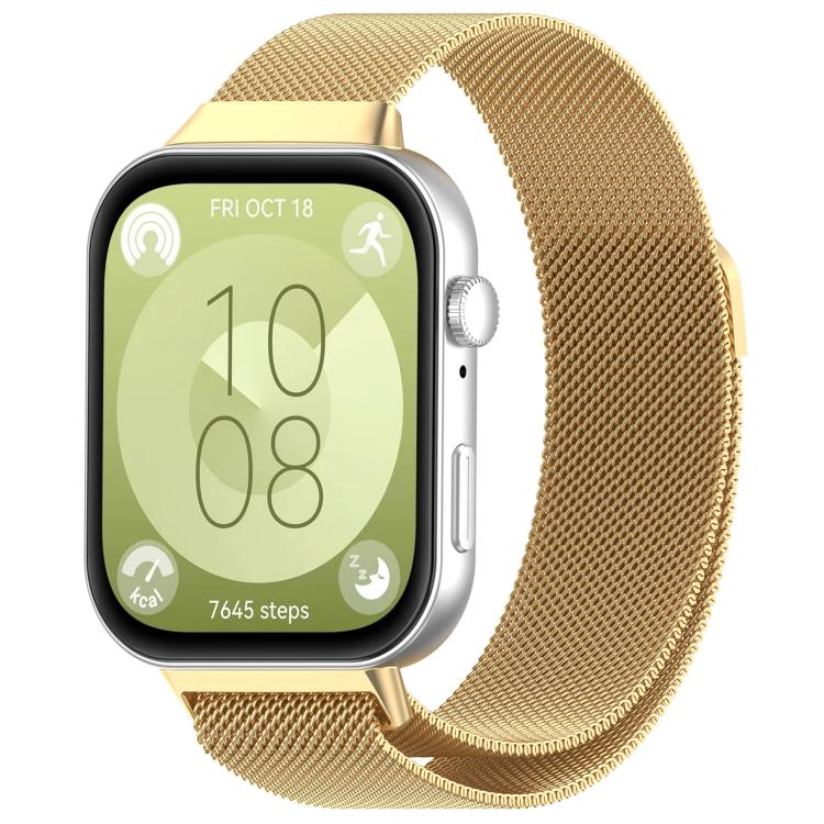 xDfind Cinturino per orologio in metallo milanese, For Huawei Watch Fit3 / Fit4 / Fit4 Pro