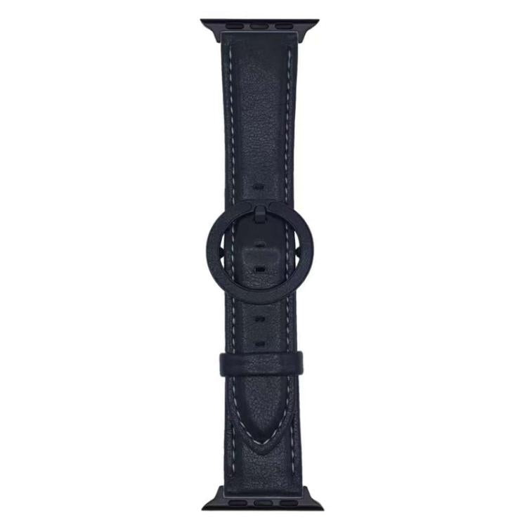 Cinturino per orologio in pelle con fibbia rotonda xDfind, For Apple Watch 46mm / 49mm / 45mm / 44mm, For Apple Watch 42mm / 41mm / 40mm / 38mm