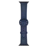 Cinturino per orologio in pelle con fibbia rotonda xDfind, For Apple Watch 46mm / 49mm / 45mm / 44mm, For Apple Watch 42mm / 41mm / 40mm / 38mm
