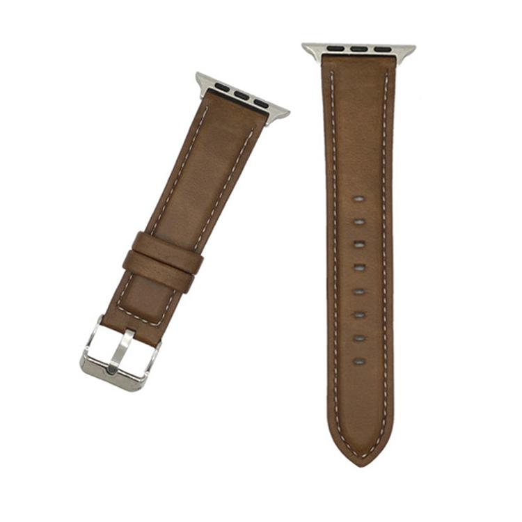 Cinturino per orologio in pelle con texture Crazy Horse xDfind, For Apple Watch 46mm / 49mm / 45mm / 44mm, For Apple Watch 42mm / 41mm / 40mm / 38mm