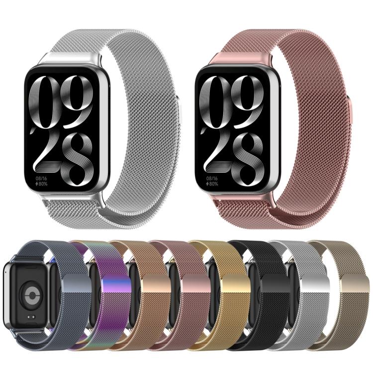 Cinturino per orologio xDfind Milan in maglia d'acciaio magnetica, For Xiaomi Band 10 Pro / 9 Pro / 8 Pro