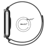 Cinturino per orologio xDfind Milan in maglia d'acciaio magnetica, For Xiaomi Band 10 Pro / 9 Pro / 8 Pro