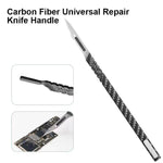 Manico universale per coltello QianLi TX01 in fibra di carbonio, antistatico e non magnetico., QianLi TX01