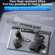 Tappetino isolante in silicone resistente al calore per scrivania Mega-Idea B440, B440